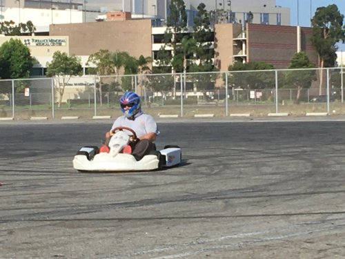 Jonny in go kart